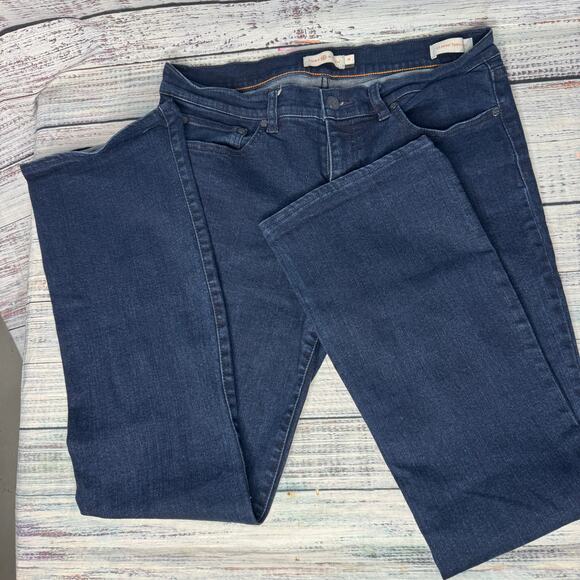 Tory Burch Classic Tory Boot Dark Wash Jeans 30 - Picture 2 of 4